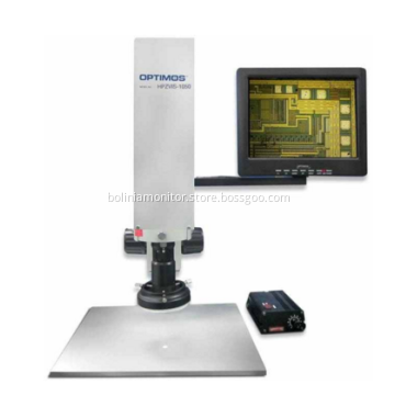 8" a drop of blood microscope testing monitor